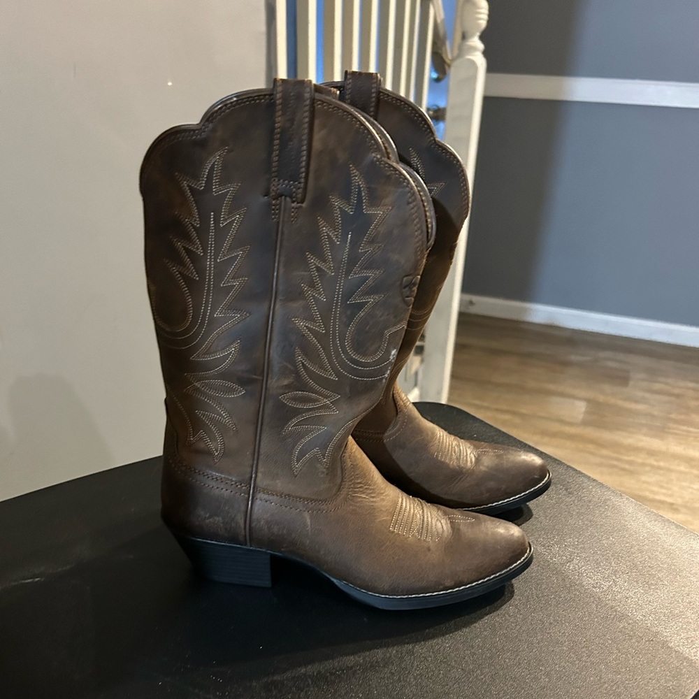 Ariat Heritage R Toe Western Boots
